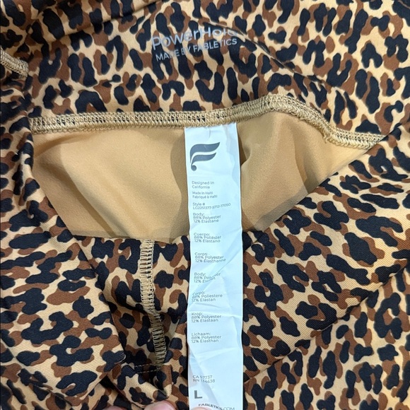Fabletics Leopard Print Leggings - Picture 2 of 7